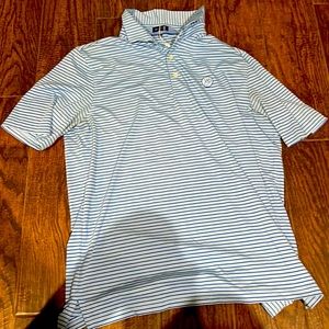 Blue striped Stitch size L golf shirt